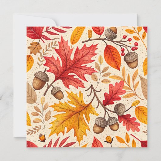 Autumn Harmony: A Colorful Fall Pattern (Front)