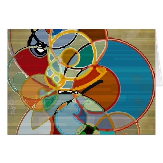 Autumn Harvest - Abstract Card