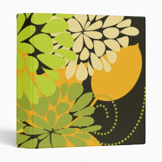 Autumn Harvest Abstract Floral Nature Fine Art Binder