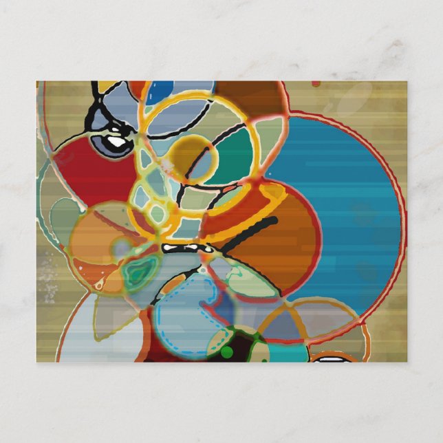 Autumn Harvest - Abstract Postcard (Front)