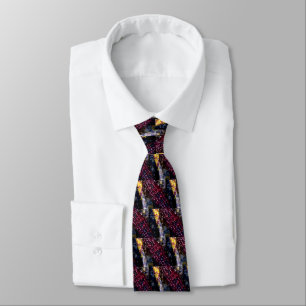 'Autumn Harvest Abstract'  Tie