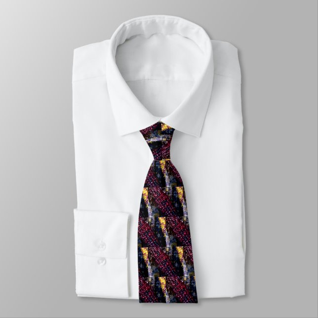 'Autumn Harvest Abstract'  Tie (Tied)
