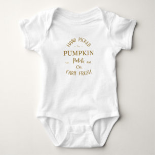 Autumn Harvest Baby Bodysuit First Thanksgiving