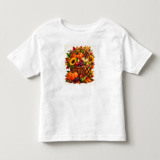 Autumn Harvest Basket Toddler T-shirt