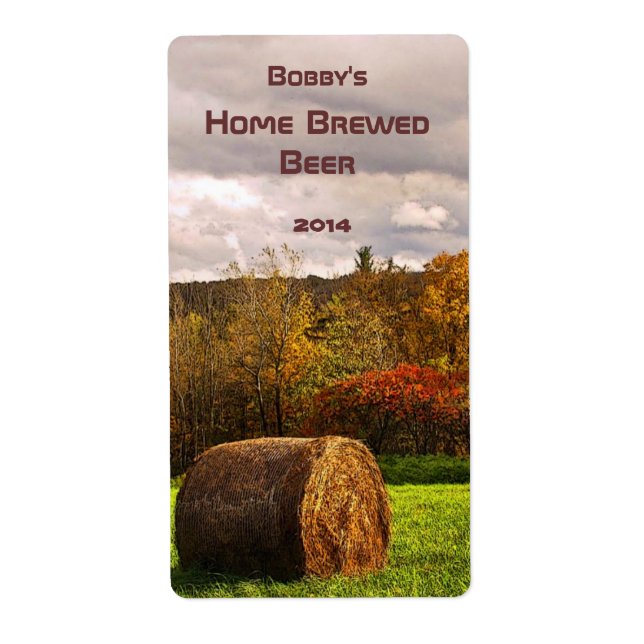 Autumn Harvest Beer Label (Front)