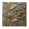 Autumn Harvest Botanical Berry Faux Relief 