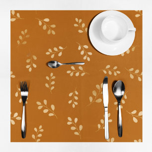Autumn Harvest Brown Floral Tablecloth