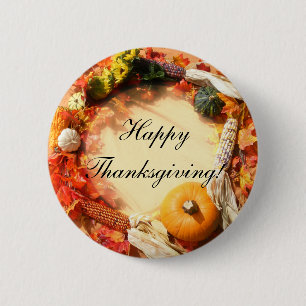 Autumn Harvest Button