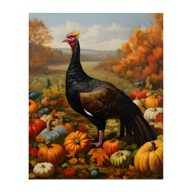 Autumn Harvest Encounter Acrylic Print (Front)