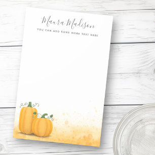 Autumn harvest fall pumpkins Thanksgiving Post-it Notes