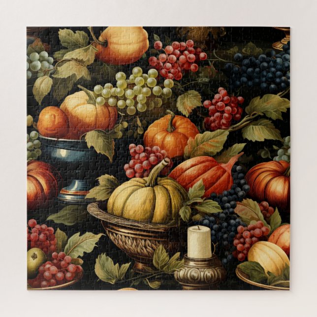 Autumn Harvest Jigsaw Puzzle (Vertical)
