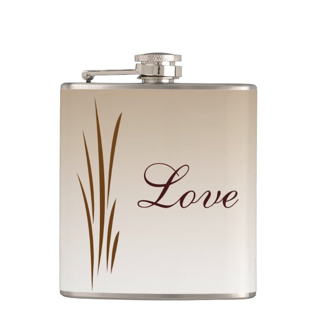 Autumn Harvest Love Flask (Front)
