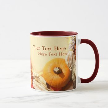 Autumn Harvest Mug by Customizables at Zazzle