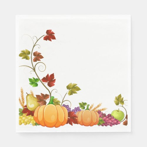 Autumn Harvest Napkins