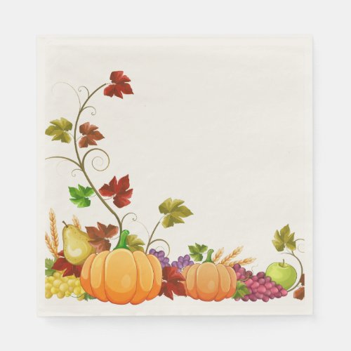 Autumn Harvest Napkins