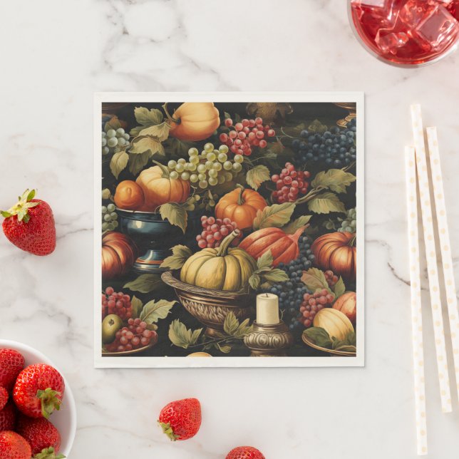 Autumn Harvest Napkins (Insitu)