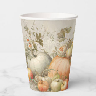 Autumn Harvest Paper Cups