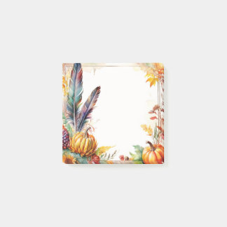 Autumn Harvest Post-It Notes