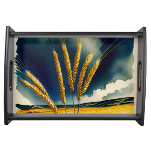 Autumn Harvest Prairie Gold serving tray