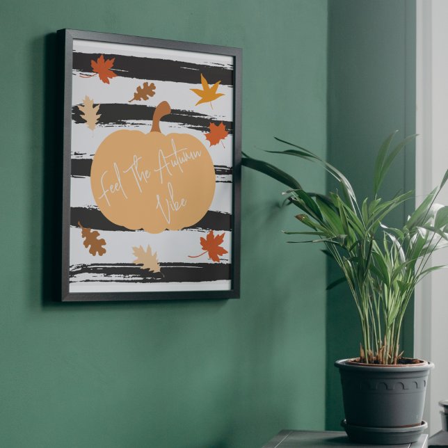 Autumn Harvest Pumpkin Fall Vibe Poster (Creator Uploaded)