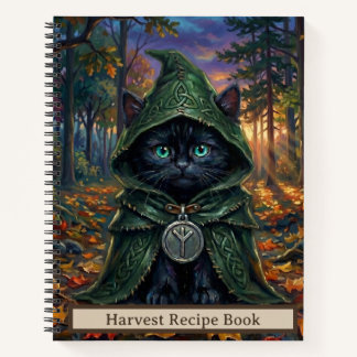 Autumn Harvest Recipe Book | Cat Kitchen Notebook