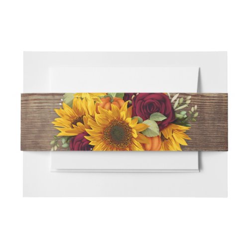 Autumn Harvest Rustic Wedding Belly Band
