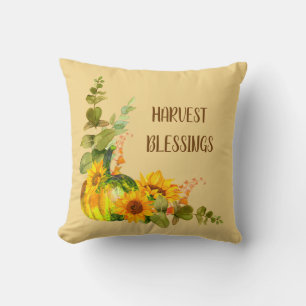 Autumn Harvest Throw Pillow