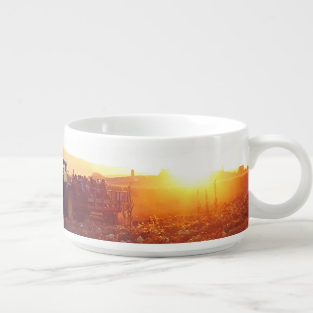 Autumn Hay Ride  Bowl (Left)