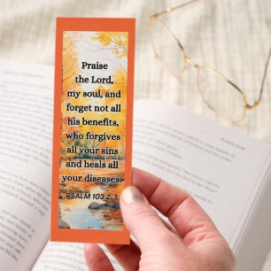 Autumn Healing/Bible Verses Bookmarks