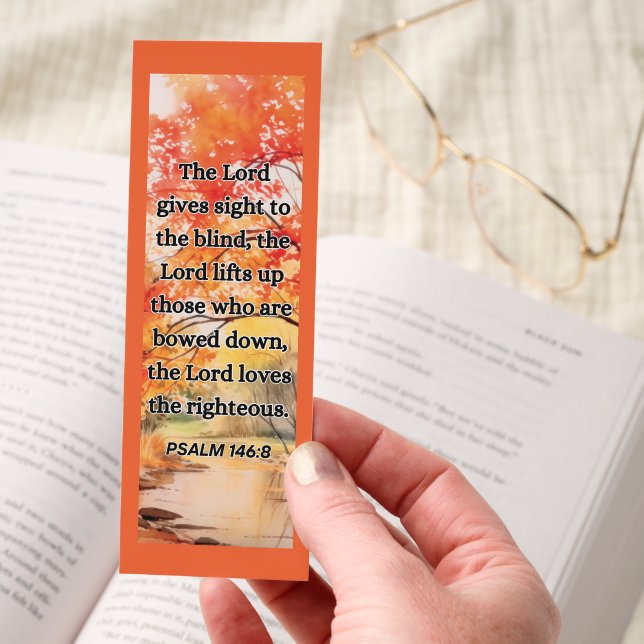 Autumn Healing/Bible Verses Bookmarks (Hand)