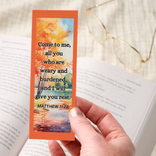 Autumn Healing/Bible Verses Bookmarks