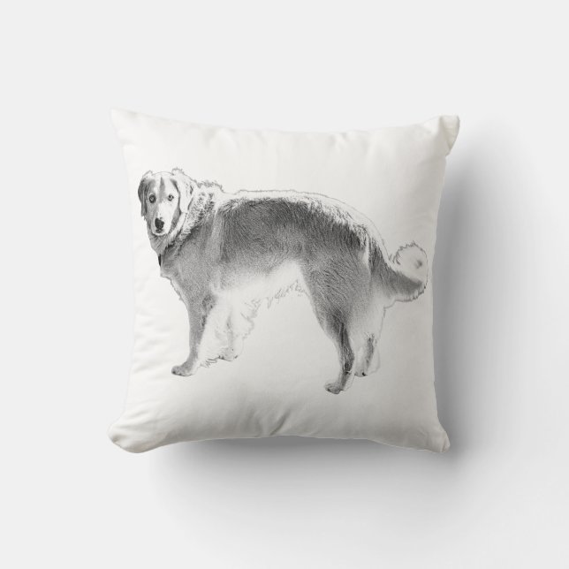 Autumn Hearth Companion Throw Pillow (Front)