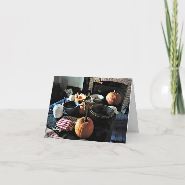 Autumn Hearth Note Card (Front)