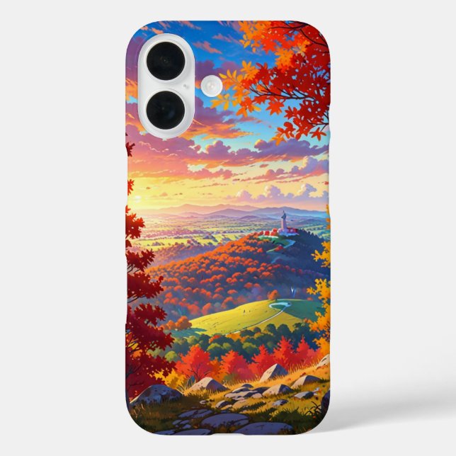 Autumn Hilltop View Case-Mate iPhone Case (Back)