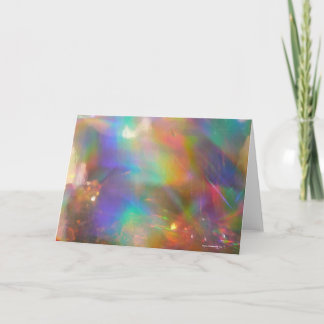 Autumn Holorainbow Card