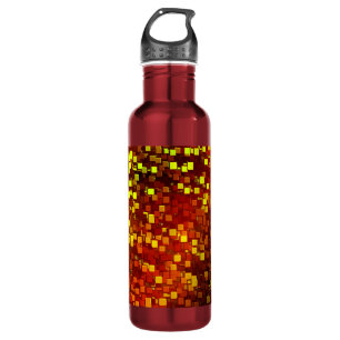 Autumn Honeycomb Digital Camo Stainless Steel Water Bottle