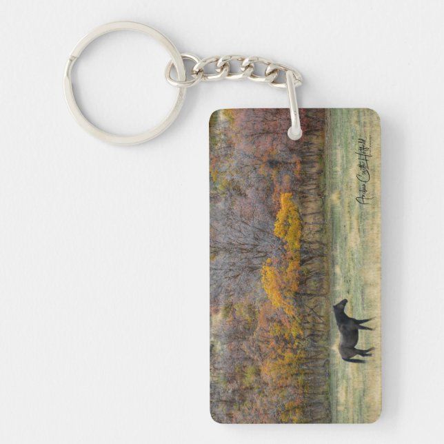 Autumn Horse Keychain (Front)
