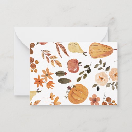 Autumn Hues Note Card