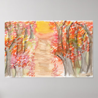 Autumn Hues Poster