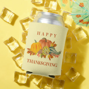 Autumn Illustration Can Cooler