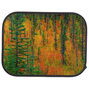 Autumn in a meadow car floor mat