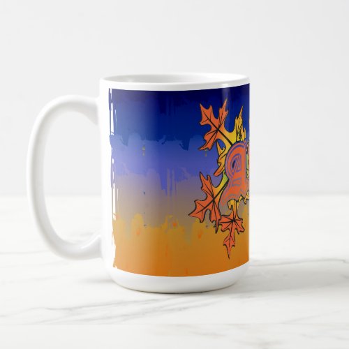Autumn in Albany New York with Sunset Bckgrd Coffee Mug
