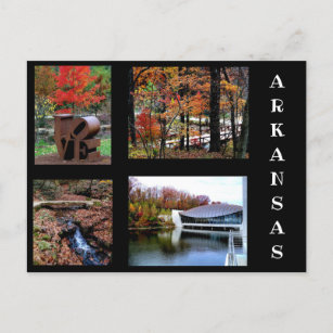 Autumn in Bentonville Arkansas Photograph Postcard