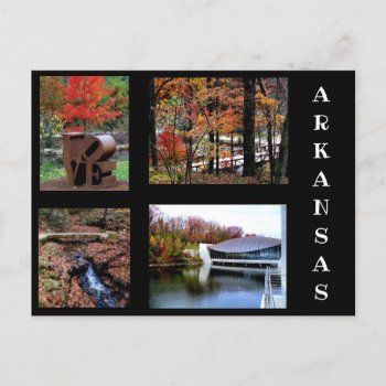 Autumn In Bentonville Arkansas Photograph Postcard by Susang6 at Zazzle