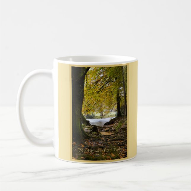 Autumn in Betws-y-coed, North Wales Mug (Left)