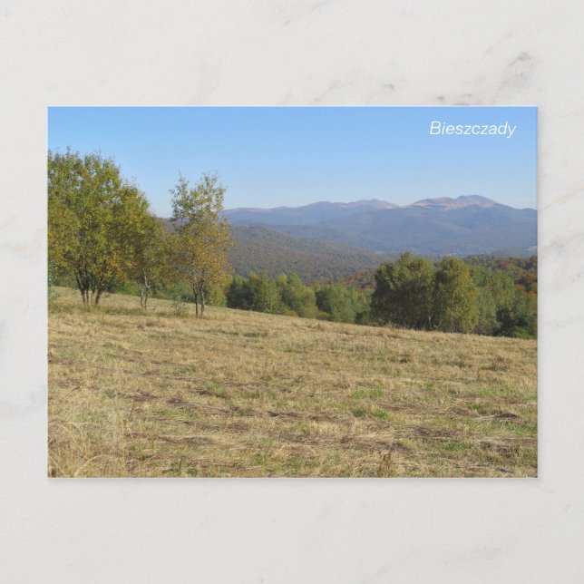 Autumn in Bieszczady Postcard (Front)