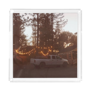 Autumn In Big Bear California Acrylic Tray