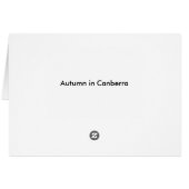 Autumn in Canberra (Back Horizontal)