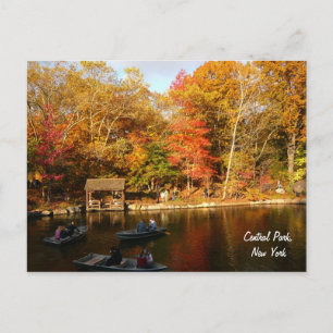 Autumn in Central Park (color) Postcard