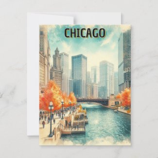 Autumn in Chicago River City 